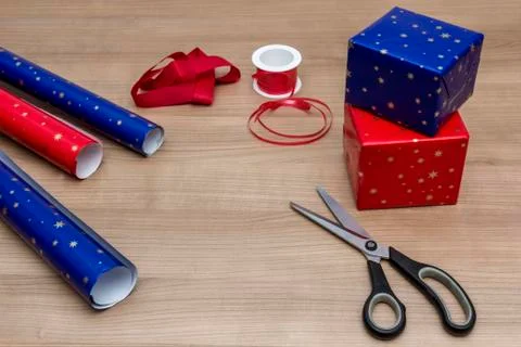 Packing the presents Stock Photos