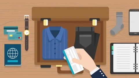 Packing Scene Stock Footage 205061767