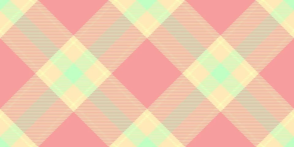 Packing seamless plaid vector, merry check fabric pattern. Thin tartan text.. Stock Illustration