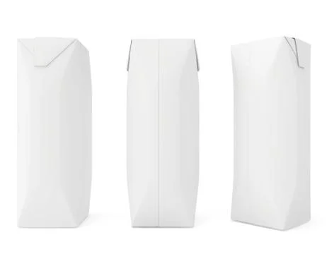 Packing set. 3d render on white background Stock Illustration