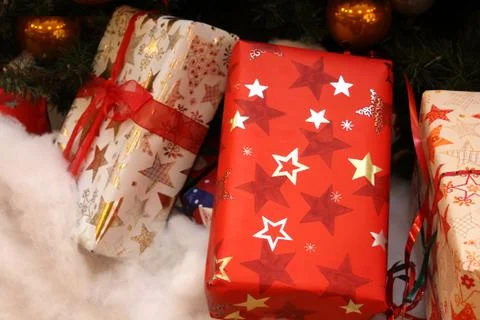 Packing sharpens gifts Stock Photos