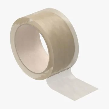 Packing Tape Clear Collection 3D Model