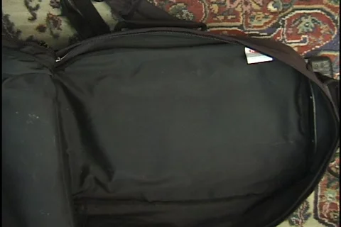 Packing Tech Bag Stock Footage 297984