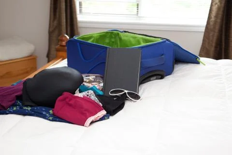 Packing for trip Stock Photos