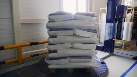 Packing workshop in an industrial factory Stock Footage 81255886