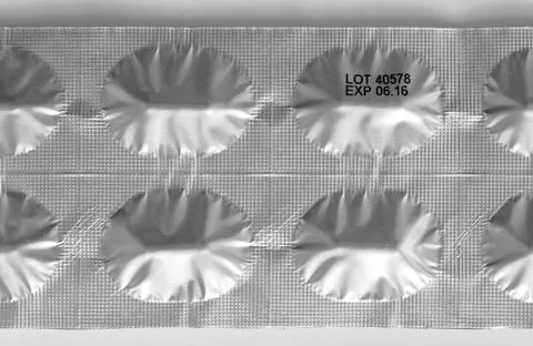 Packings of pills Stock Photos