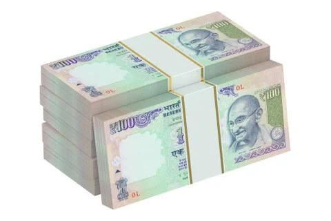 Packs of Indian rupee Stock Illustration