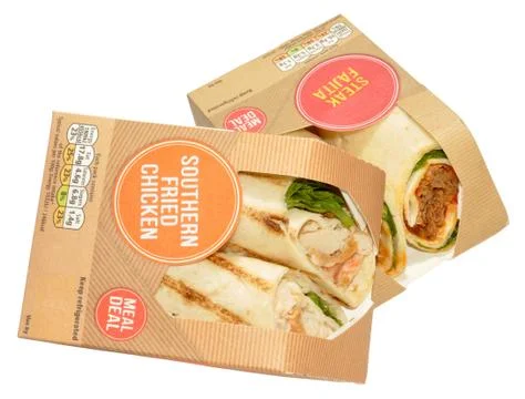 Packs Of Wraps Stock Photos