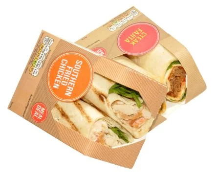 Packs Of Wraps Stock Photos