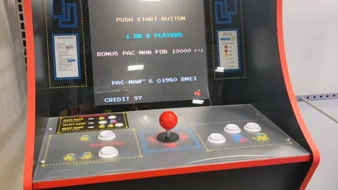 PacMan Arcade Game Available for Purchase Stock Footage 159247535