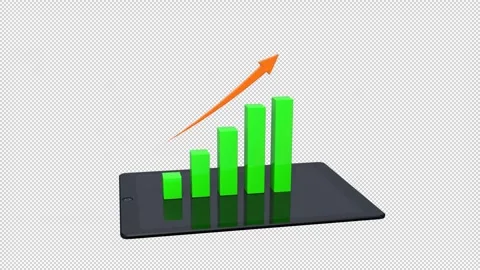 Pad Bars Element with transparent (alpha) background Stock Footage 252005628