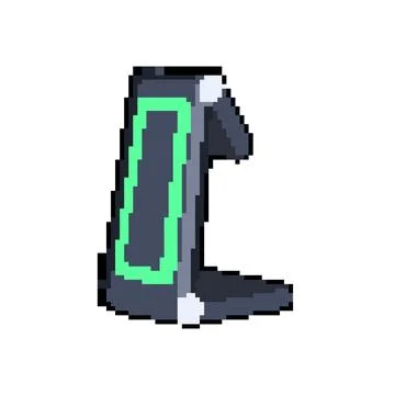 Pad charging stand wireless pixel art vector illustration Stock Illustration