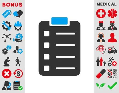 Pad Form Icon Stock Illustration