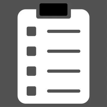 Pad Form Icon Stock Illustration