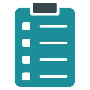 Pad Form Icon Stock Illustration