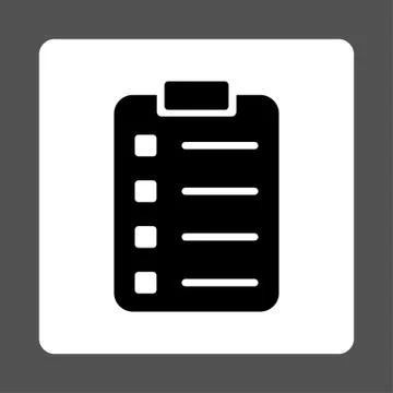 Pad Form Rounded Square Button Stock Illustration