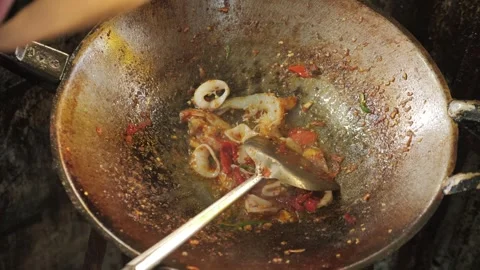 Pad Kra Pao Thai Basil Stir-Fry 動画素材 243626005