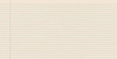 Pad lined horizontal textured paper.Beige worksheet with stripes. Blank empty 스톡 일러스트