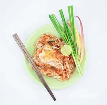 Pad thai Foto stock