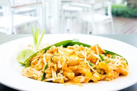 Pad thai Stock Photos