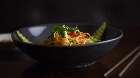 Pad Thai Sprinkle Stock Footage 122637291
