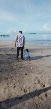 Padang beach Foto stock