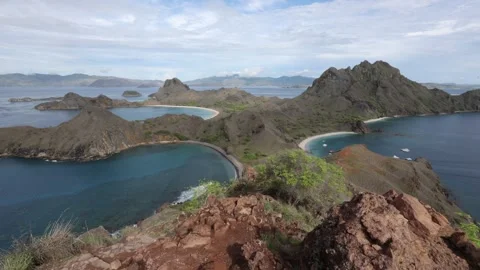 Padar island Stock Footage 296353832