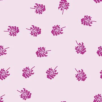 Padauk tree jungle amazon glyph seamless pattern Stock Illustration