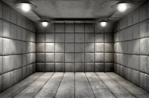 Padded Cell Dirty Stock Illustration