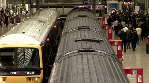 Paddington Station Stock Footage 22153689
