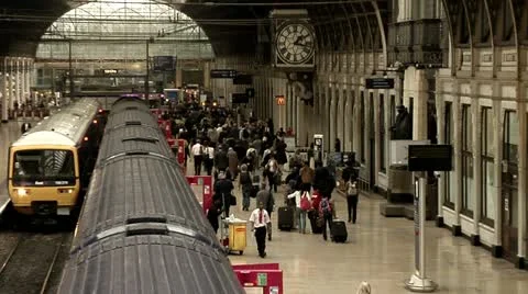 Paddington Station Stock Footage 22153692