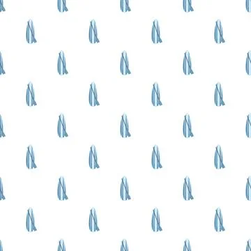 Paddle board and paddle light blue pattern 스톡 일러스트