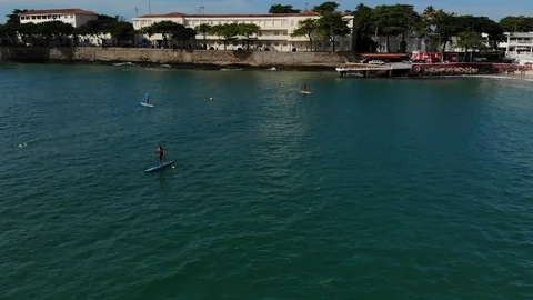 Paddle board Bail Video stock 113741406