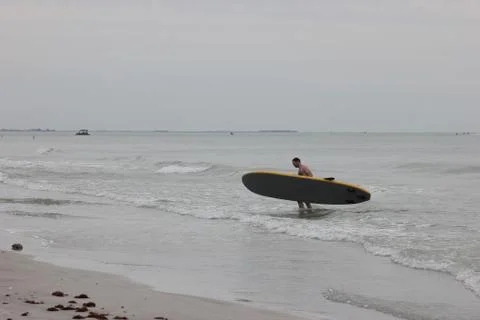 Paddle Boarding 库存照片