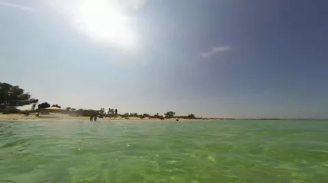 Paddle boarding time lapse in the Gulf of Mexico Stock-Footage 37721393