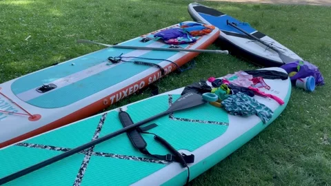 Paddle Boards Video stock 241922880