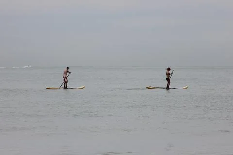 Paddle boards 库存照片