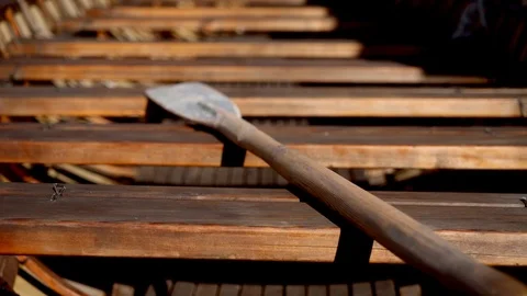 Paddle on a Boat	 Video stock 86562780