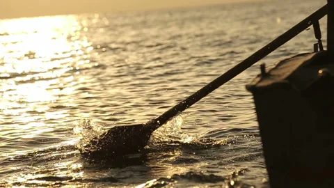 Paddle boat Stock Footage 137333287