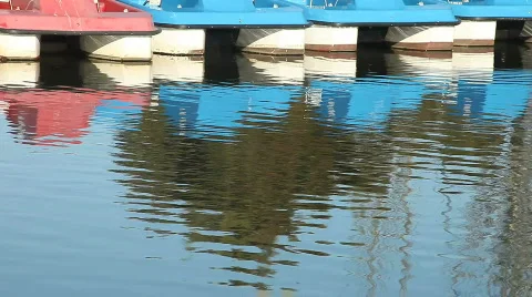 Paddle boats Stock-Footage 590573