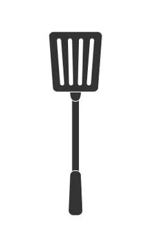 Paddle to the grill, simple icon design.. Stock Illustration