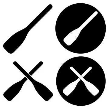 Paddle icon vector Stock Illustration