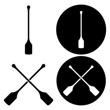 Paddle icon vector Stock Illustration