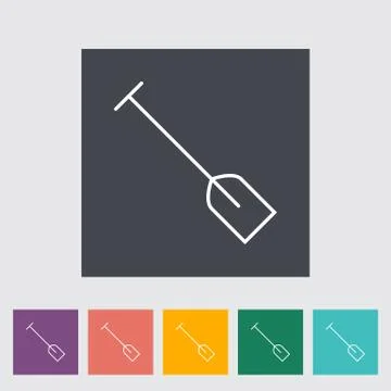 Paddle Stock Illustration