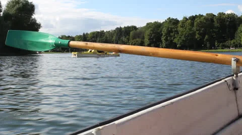 Paddle in motion 2 Stock Footage 25006374