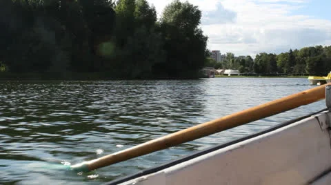 Paddle in motion 4 Stock Footage 25006378