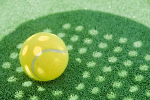 Paddle racket shadow Stock Photos