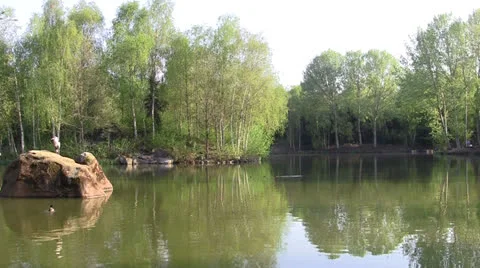 Paddle Steamer - Mark Twain Interlaced Version Stock Footage 22540219