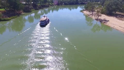 Paddle Steamer PS Melbourne Stock Footage 71289986