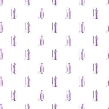 Paddleboard and surfboard creating seamless summer pattern Stock Illustration